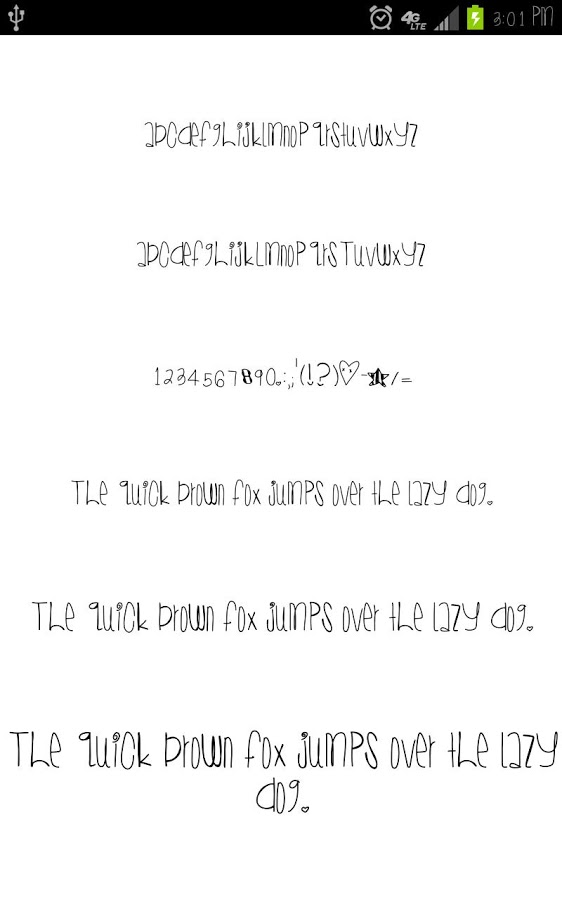 Des Pack 4 for FlipFont&reg; free截图2