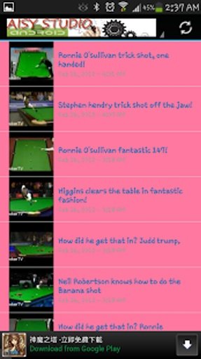 Snooker Games Awesome截图3