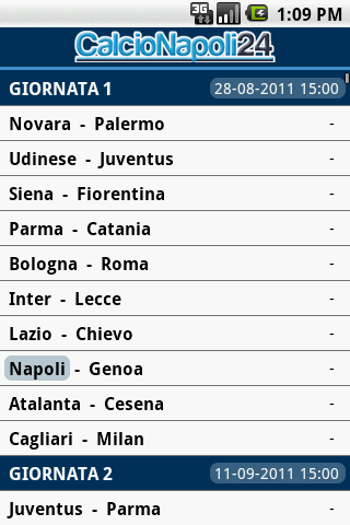 Calcio Napoli 24截图8