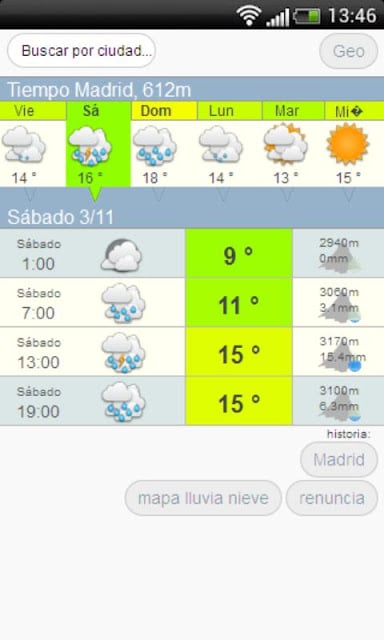 La meteo el tiempo meteo .net截图2