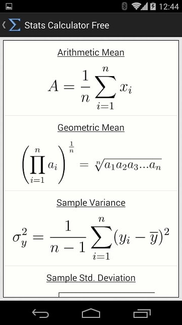 Stats Calculator Free截图4