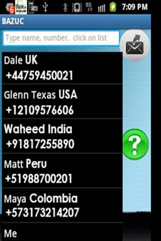 国际短信 Bazuc - Free international SMS截图5