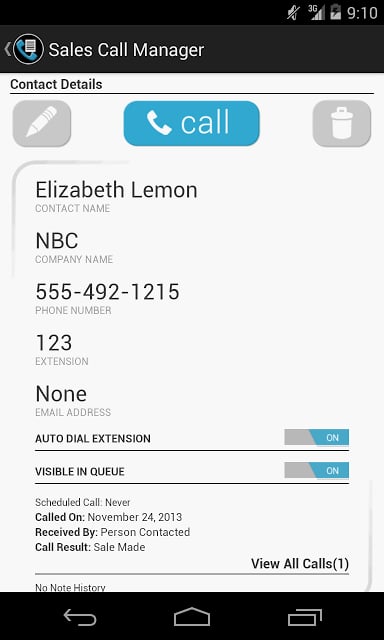 Sales Call Manager (Trial)截图3