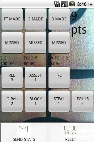 Instant Stat Basketball Lite截图2