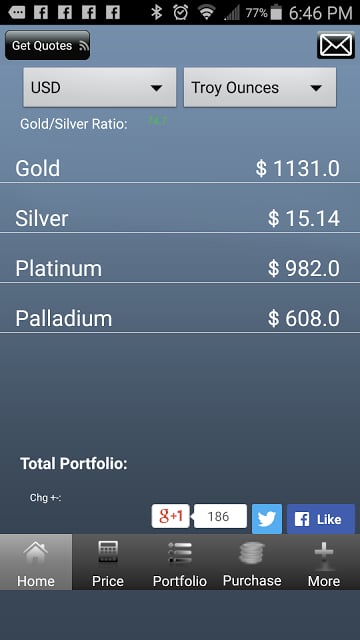 Precious Metals Prices Free截图6