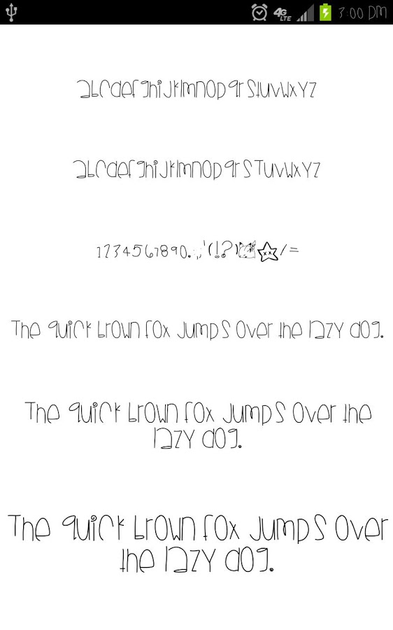 Des Pack 4 for FlipFont&reg; free截图4