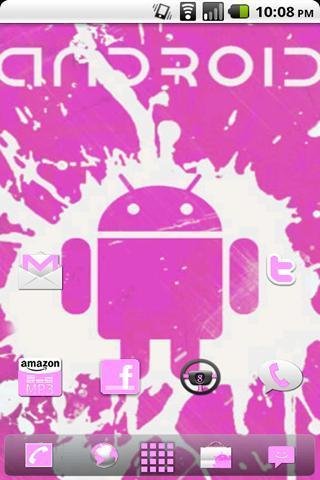 ADW Think Pink Theme截图4