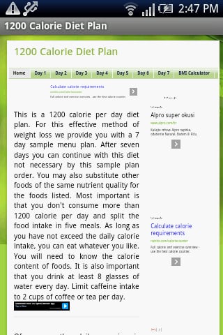 1200 Calorie Diet Plan截图1