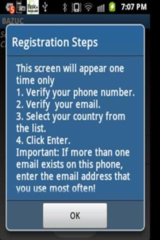 国际短信 Bazuc - Free international SMS截图1