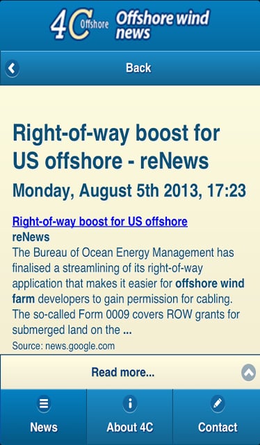 4C Offshore Wind News截图4