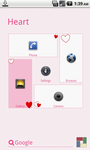 Heart theme for SquareHome截图2