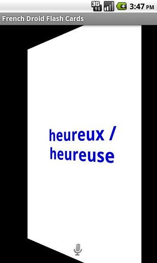 French Droid FlashCards Free截图2