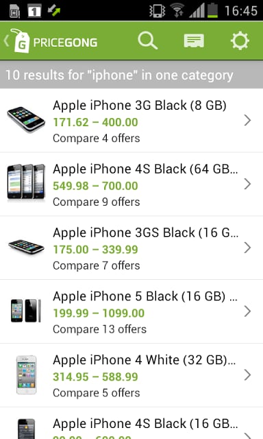 PriceGong- Comparison shopping截图3