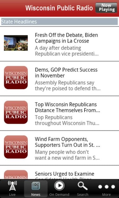 Wisconsin Public Radio App截图5