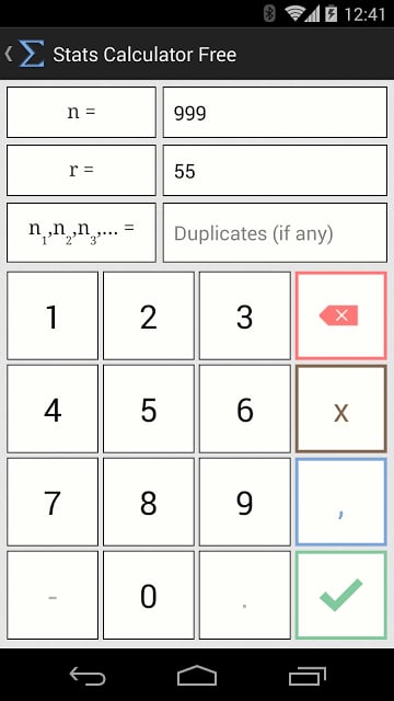 Stats Calculator Free截图6