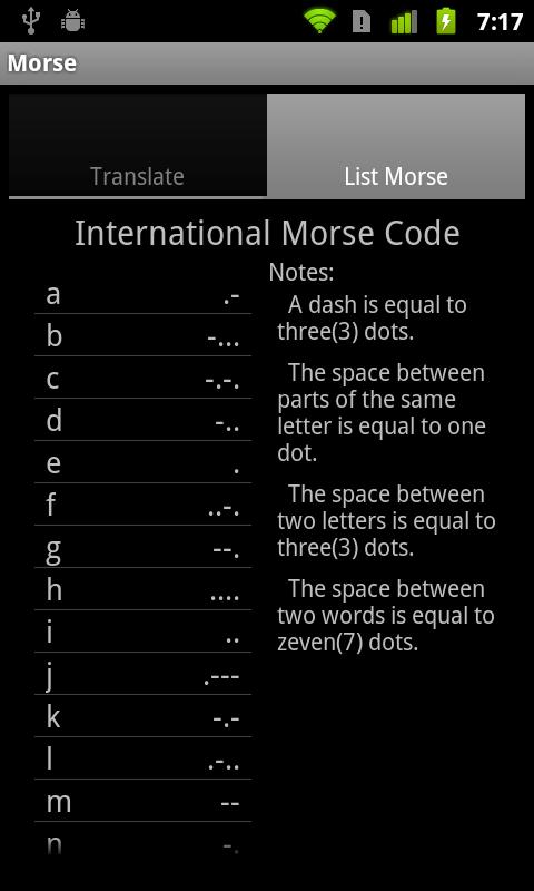 Morse Messenger截图2