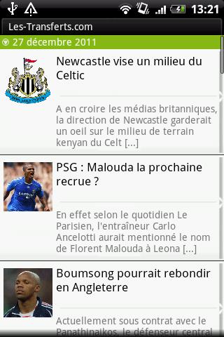 Les Transferts - Infos Foot截图1