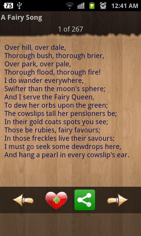 William Shakespeare Poems截图6