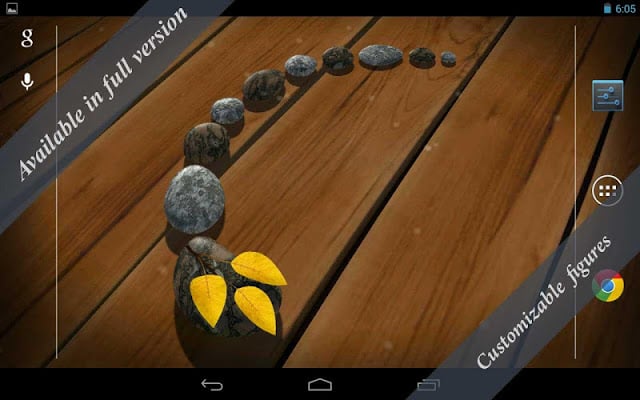 3D Zen Stones LWP Free截图7