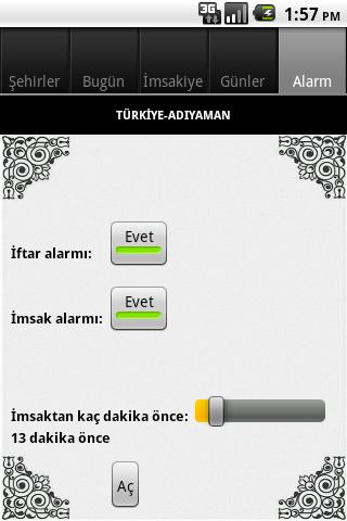 Ramazan imsakiyesi截图4