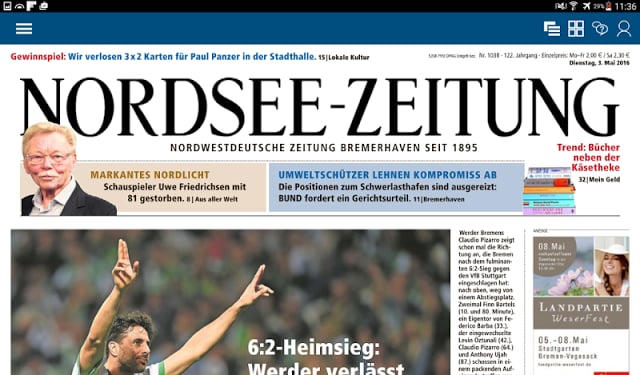 NORDSEE-ZEITUNG e-Paper截图5