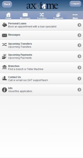 Axxiome - mBanking Retail截图1