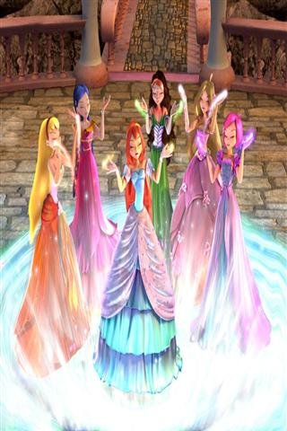 俱乐部:winx的儿童游戏截图1