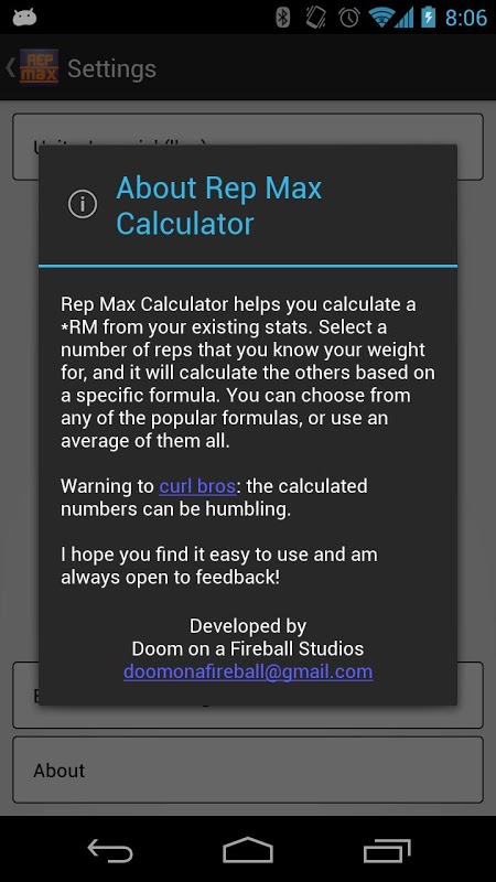 Rep Max Calculator截图6