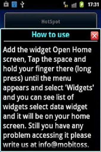 WiFi Hotspot Widget截图2