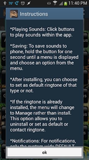 Dinosaur Sounds And Ringtones截图3
