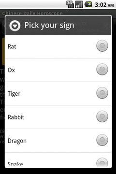 Chinese Daily Horoscope截图