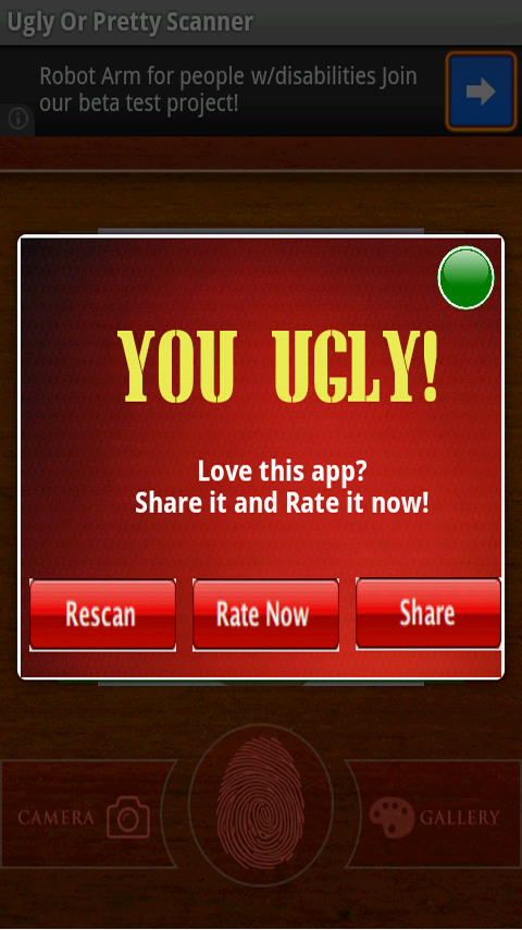 Ugly or Pretty Face Scanner截图4