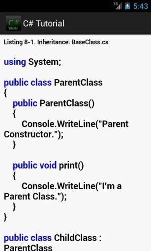 C# Tutorial截图3
