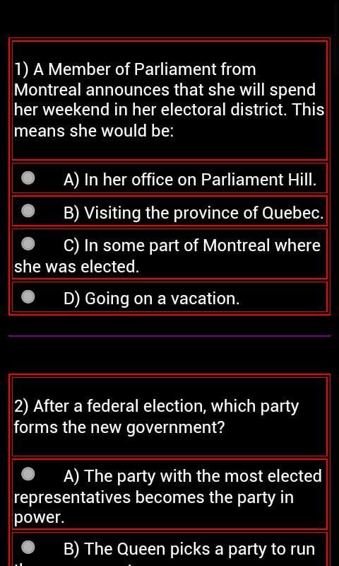 Citizenship Test - Canadian截图4