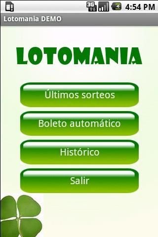 Lotomania DEMO截图4