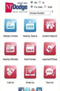 NP Dodge Real Estate Search截图