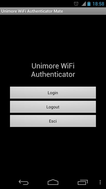 Unimore WiFi Authenticator截图1