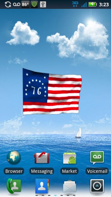 American Flags LWP Free截图6