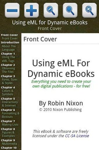 Using eML for Dynamic eBooks 2截图3