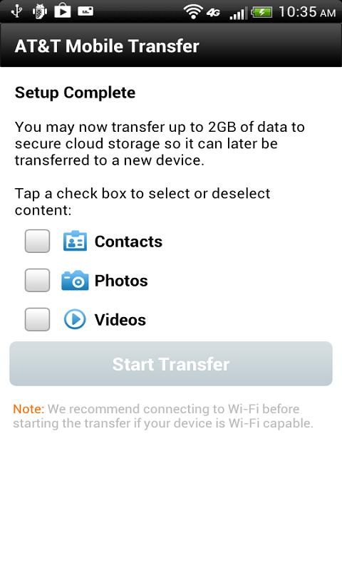 AT&amp;T Mobile Transfer截图7