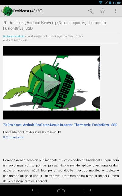 Droidcast Podcast截图5