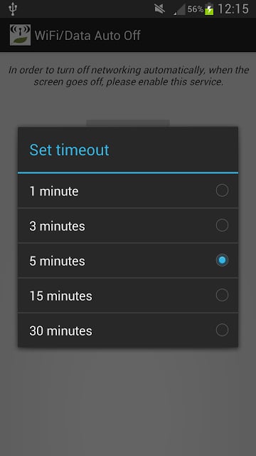 WiFi/Data Auto Off截图1