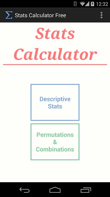 Stats Calculator Free截图7