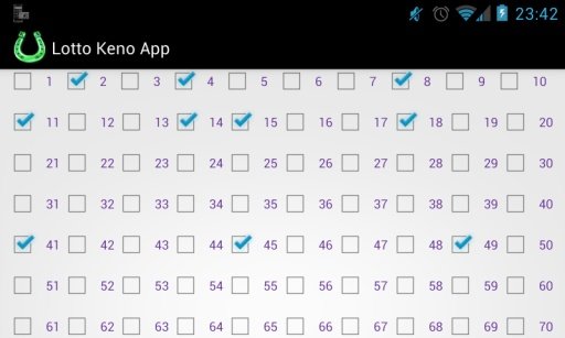 Lotto Keno App截图2