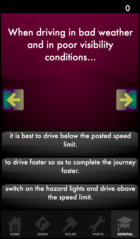 Basic Driving Theory Test V1截图3