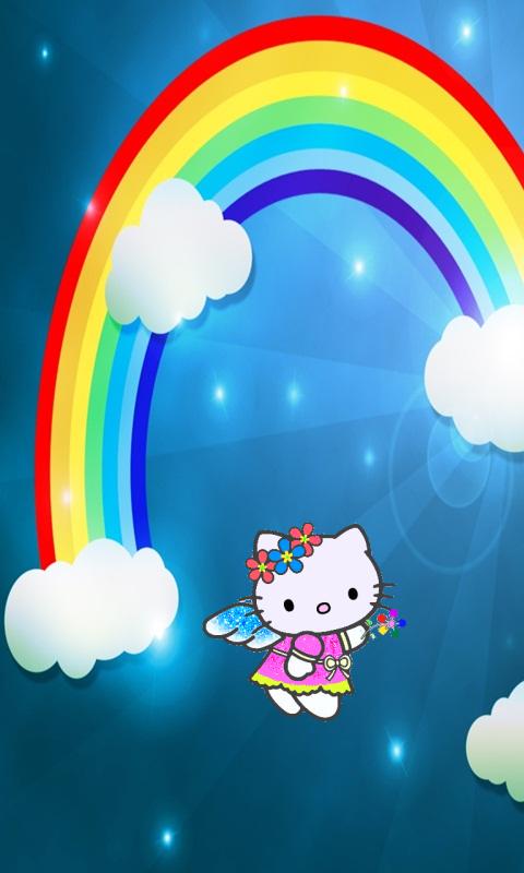 Hello Flying Fairy Kitty LWP截图6