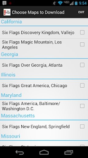 Six Flags Maps截图1