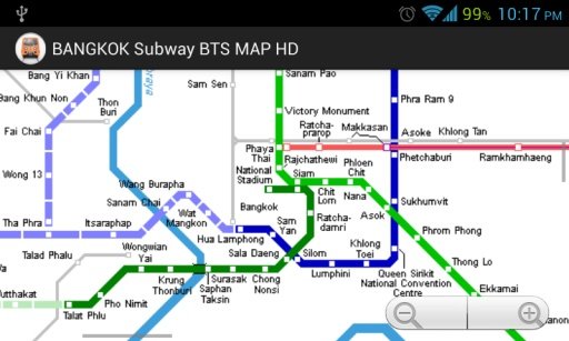 BANGKOK Subway BTS MAP HD截图1