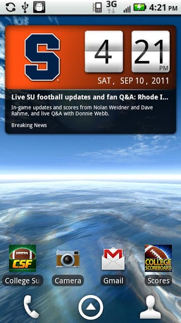 Syracuse Orange Live Clock截图10