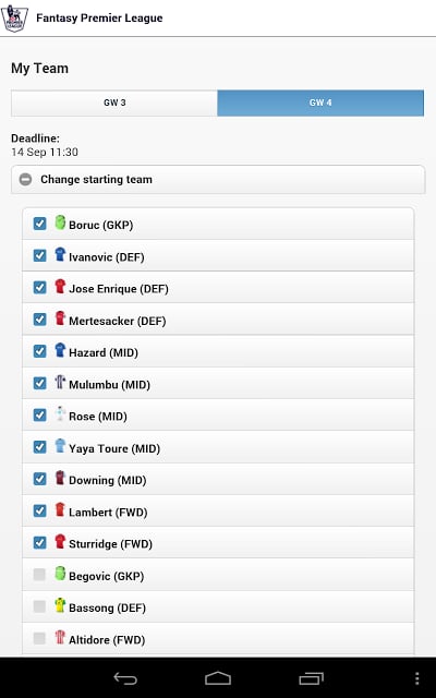 Fantasy football premier app截图4